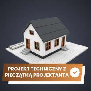 Projekt techniczny z pieczątką wentylacji mechanicznej z rekuperacją